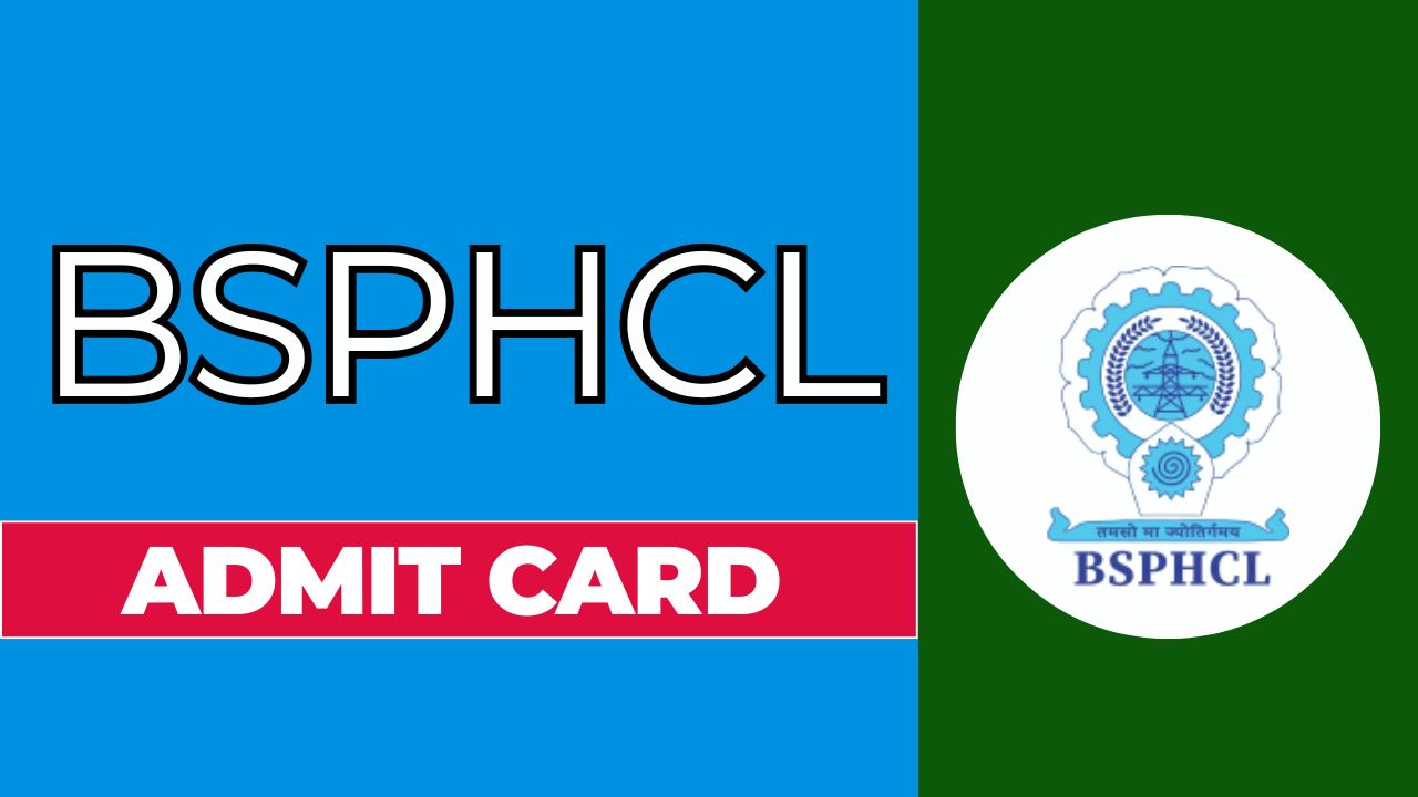 BSPHCL Admit Card