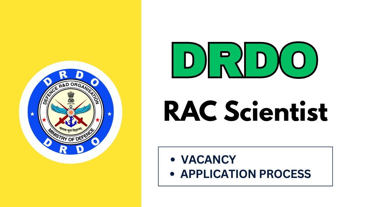 DRDO RAC Scientist B Recruitment